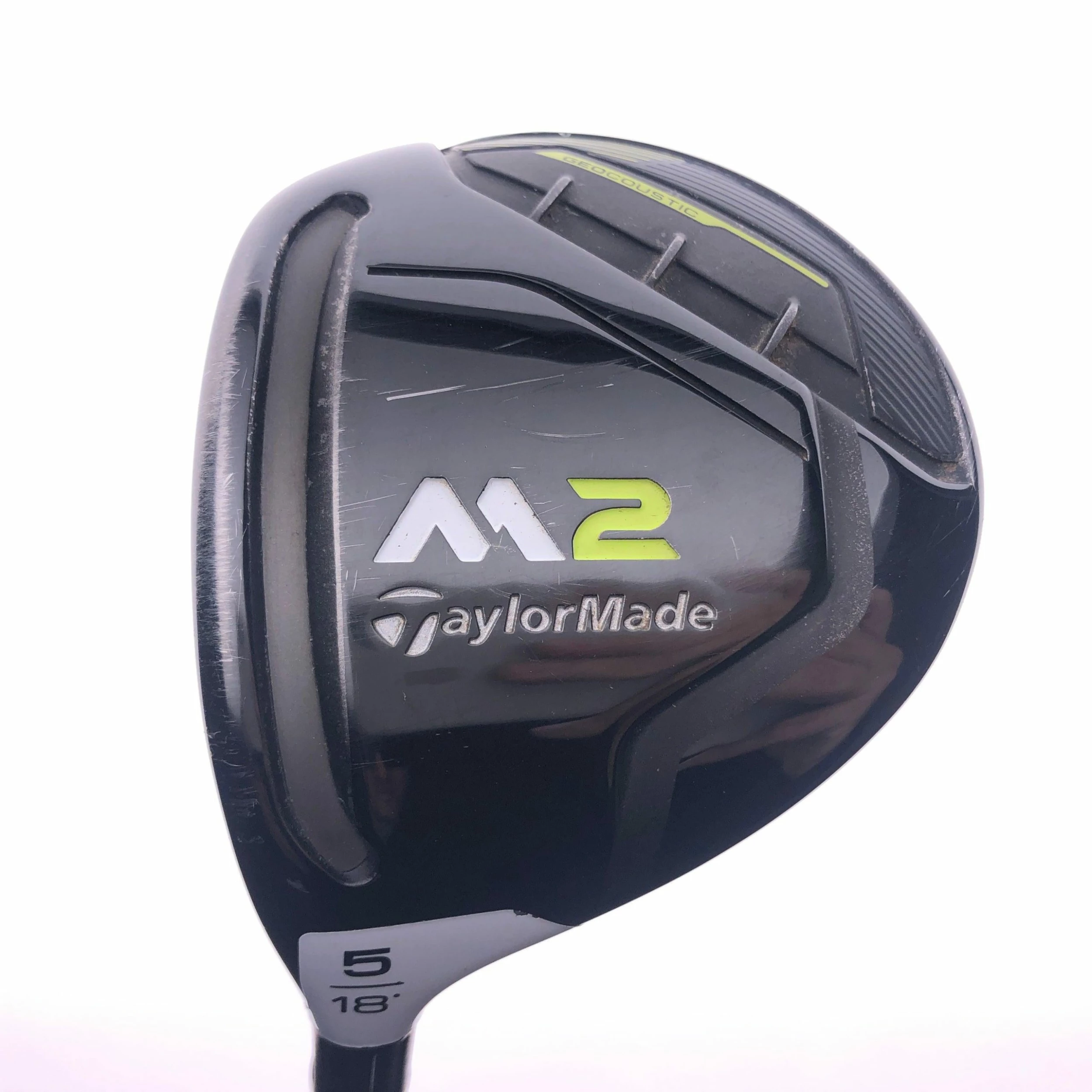 Used TaylorMade M2 2017 5 Fairway Wood / 18 Degrees / Reax Regular / Left-Handed