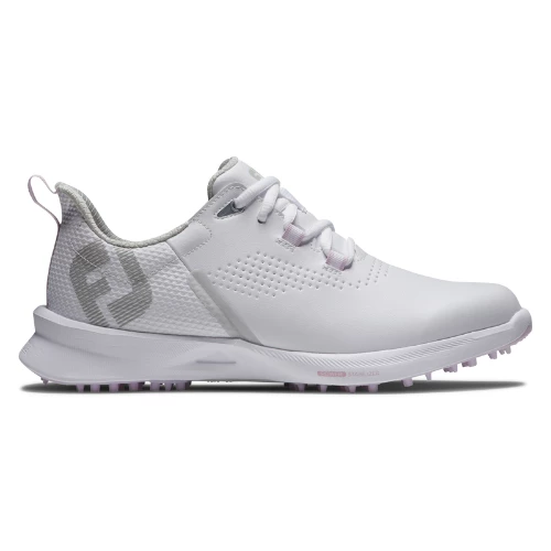 FootJoy FJ Fuel Women's Golf Shoes - White/White/Pink