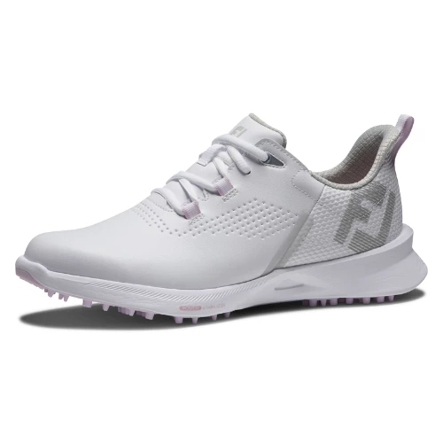 FootJoy FJ Fuel Women's Golf Shoes - White/White/Pink - Image 2