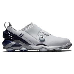 FootJoy Tour Alpha Double BOA Golf Shoe - #55508 White / Navy / Grey
