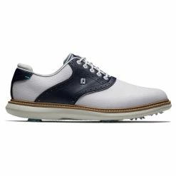 FootJoy Traditions Golf Shoes - #57899 White / Navy