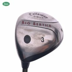 Used Callaway BB 2004 3 Wood / 15 Degree / NV Green Stiff Flex / Left-Handed