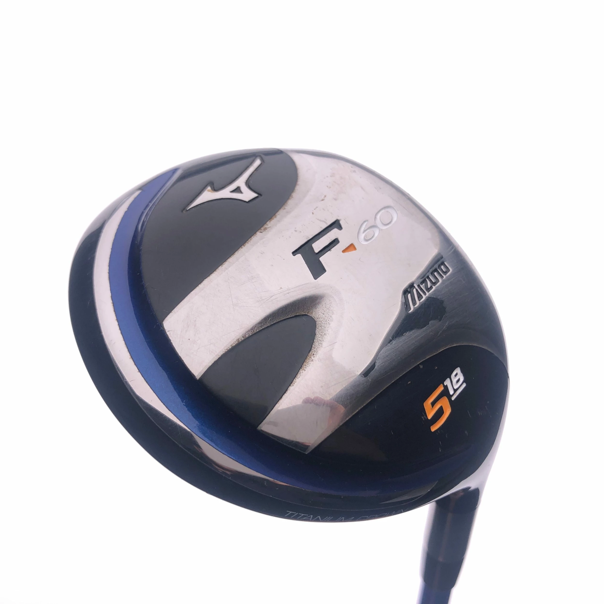 Used Mizuno F-60 5 Fairway Wood / 18 Degrees / Pro Launch Blue Regular Flex - Image 2