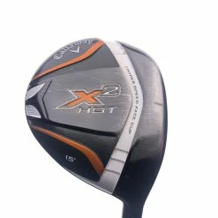 Used Callaway X2 Hot Pro 3 Fairway Wood / 15 Degrees / Aldila Green Stiff Flex