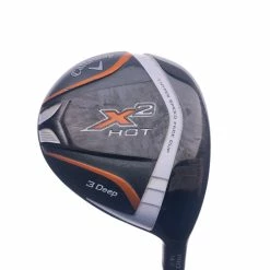 Used Callaway X2 Hot Deep 3 Fairway Wood / 14.5 Degrees / Stiff Flex