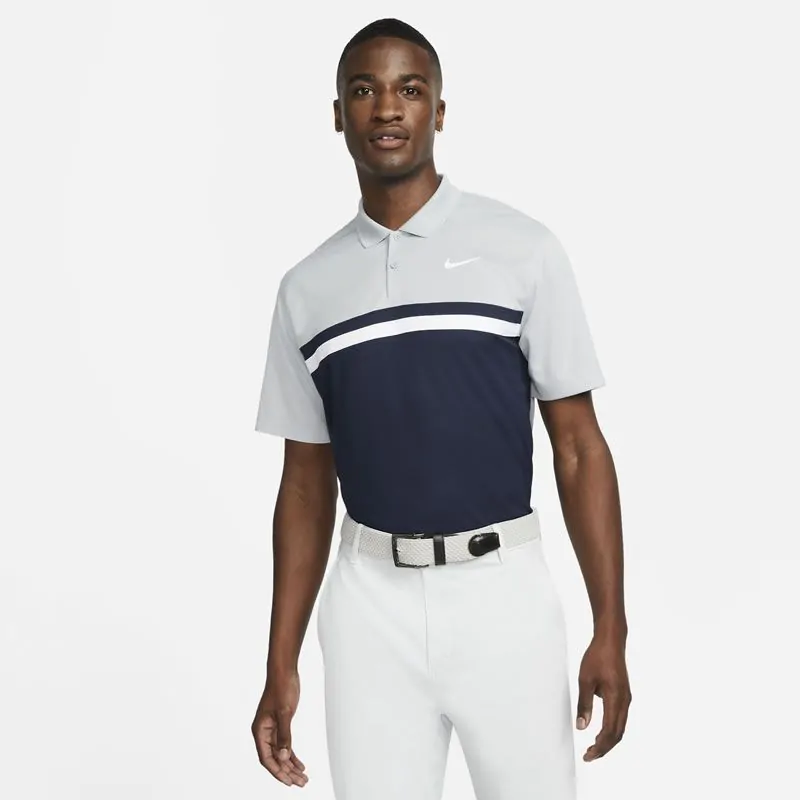 Nike Golf Nike Dri-Fit Victory Golf Polo - Lt Smoke Grey/Obsidian