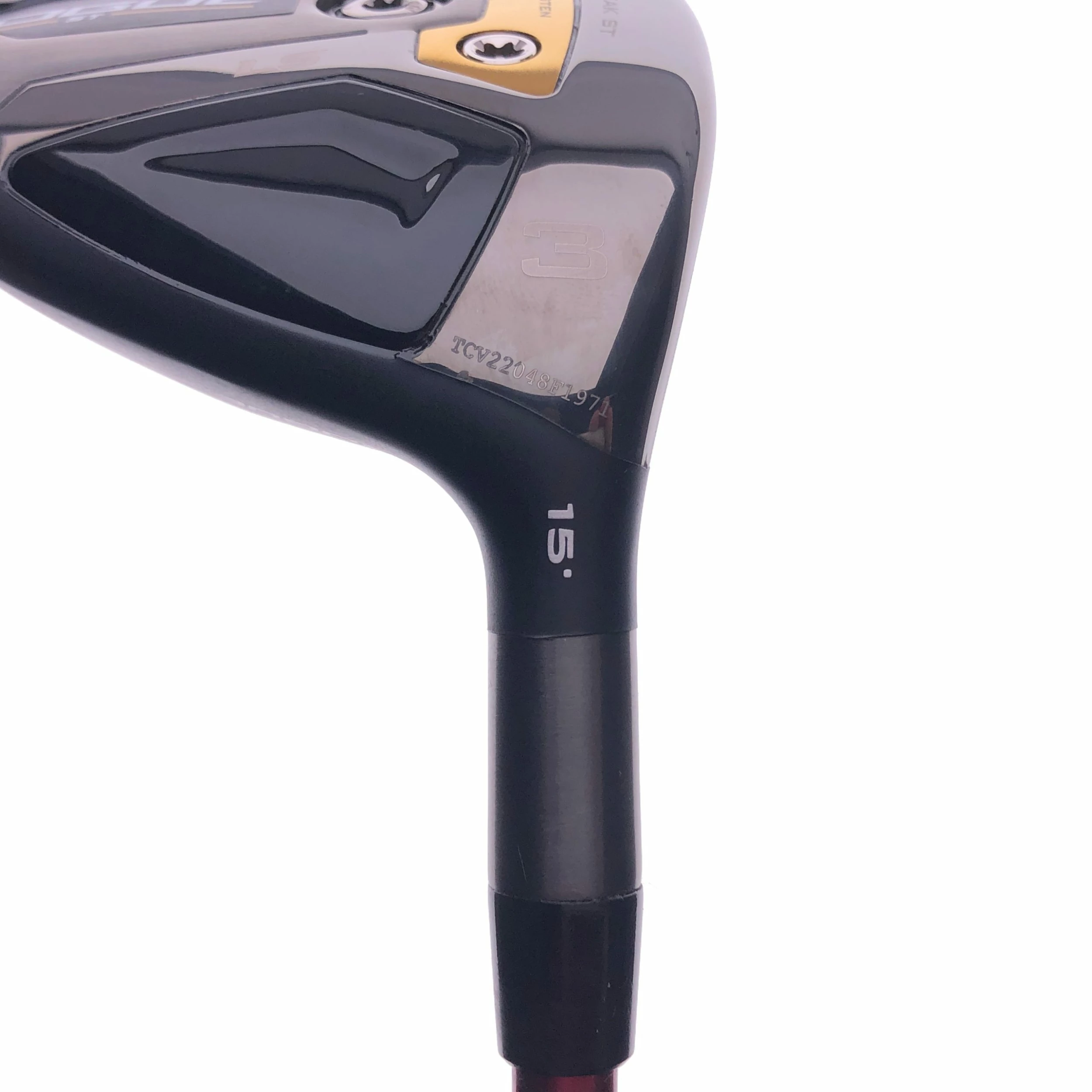 Used TOUR ISSUE Callaway Rogue ST LS 3 Wood / 15 Degrees / VELOCORE Red X-Stiff - Image 3