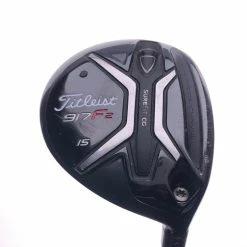 Used Titleist 917 F2 3 Fairway Wood / 15 Degree / Evenflow Blue 5.5 Regular Flex