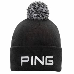 Fairway Golf UK Ping Golf Classic Knit Bobble Hat - Black