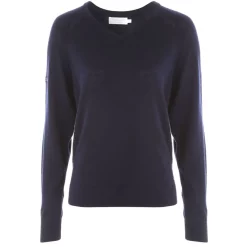 ProQuip AMY Ladies Merino V Neck Sweater - Navy